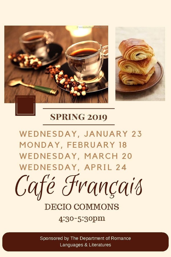 Cafe Francais Spring 2019