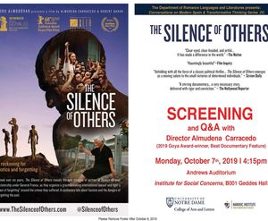 The Silence Of Others Official Poster 1