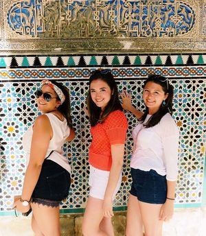 Spain Tile Study Abroad Students