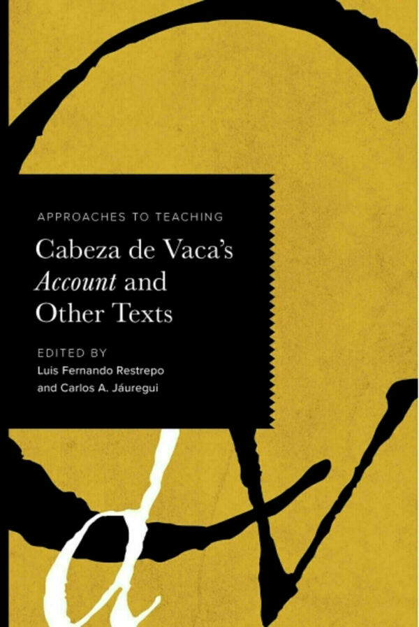 Cabeza de Vaca's book, yellow and black